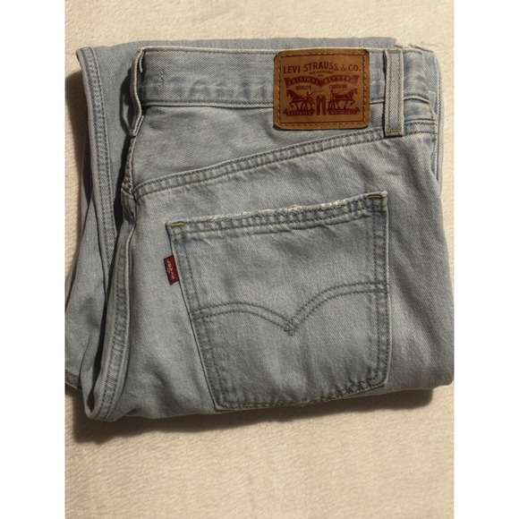 Levi's Denim - Levi's Women's Jeans 29 Low‎ Pro Straight Leg Light Wash Denim Holes Distressed